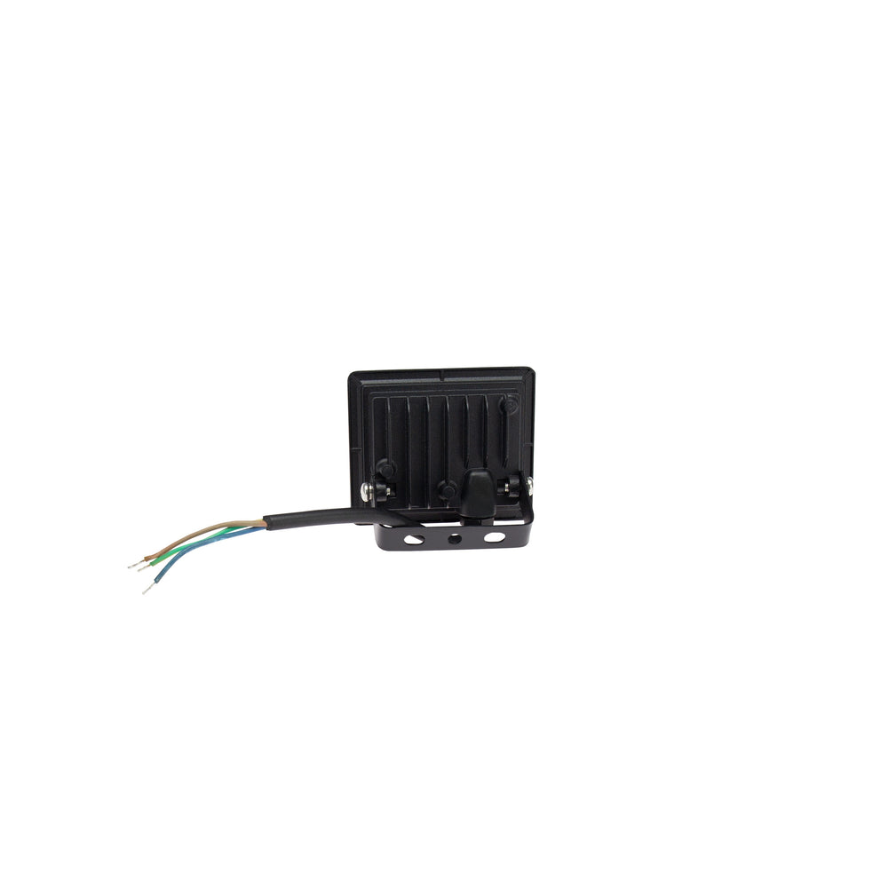 Spectrum NOCTIS LUX 3 LED Schijnwerper 10W 6000K 230V IP65 IK07 Zwart Buiten Opbouw