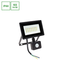 Projecteur LED Spectrum NOCTIS LUX 3 20W 6000K 2050 lumens 230V IP44 IK07 Noir avec capteur PIR