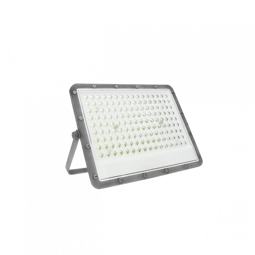 Projecteur LED Spectrum 100W 4000K 8300 lumens 230V IP65 IK08 faisceau 85° Boîtier gris éclairage extérieur