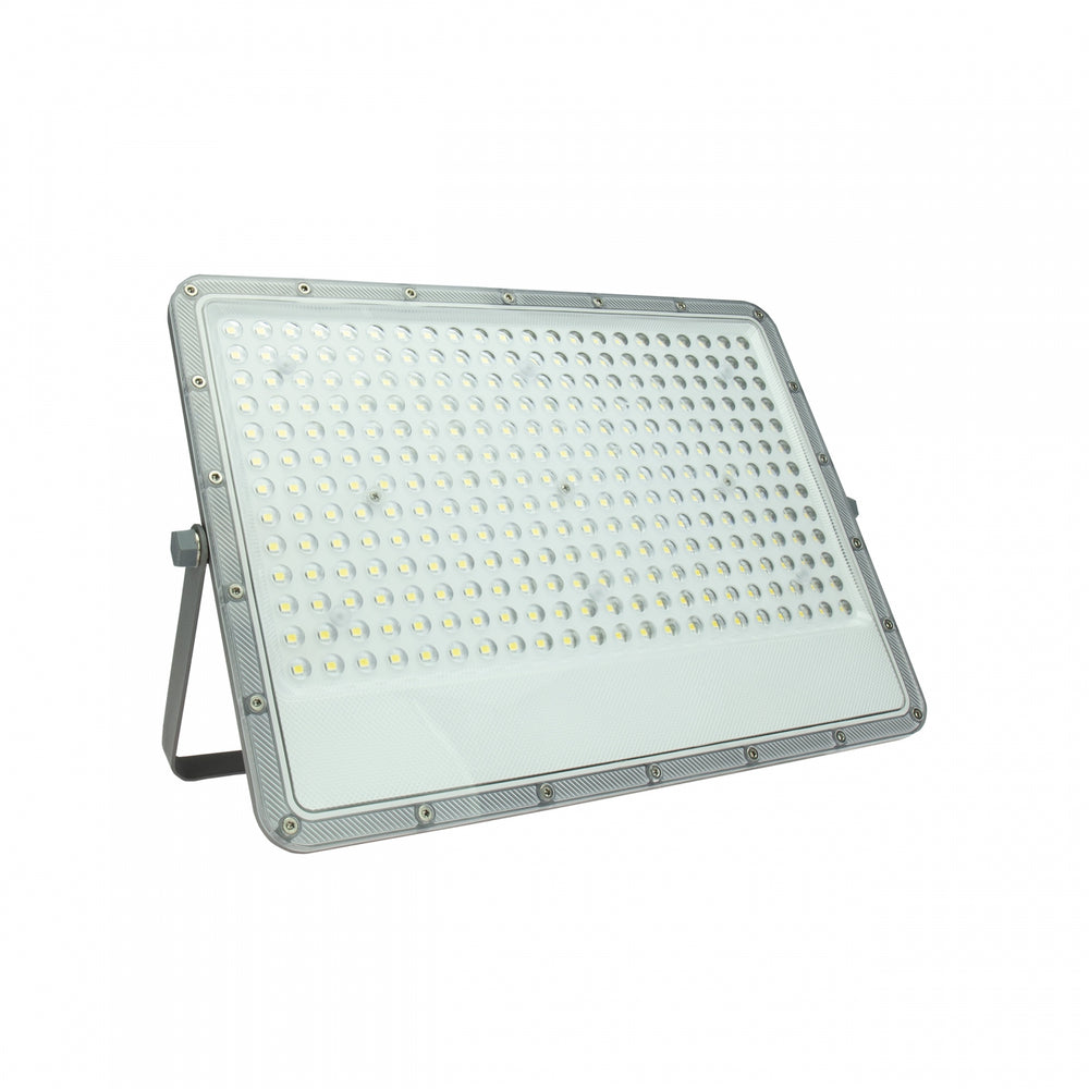 Projecteur LED Spectrum 200W 230V 4000K 17500 lumens IP65 IK10 faisceau 85° Boîtier gris extérieur
