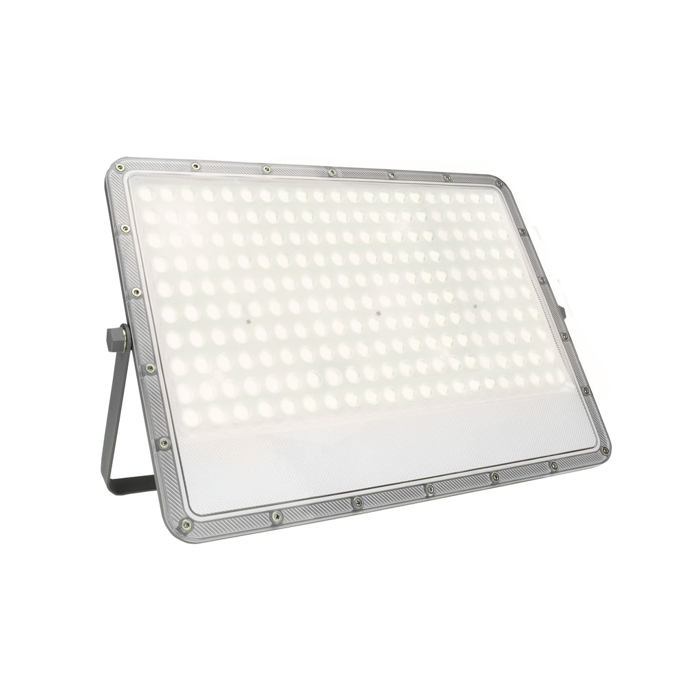 Projecteur LED Spectrum 200W 230V 4000K 17500 lumens IP65 IK10 faisceau 85° Boîtier gris extérieur