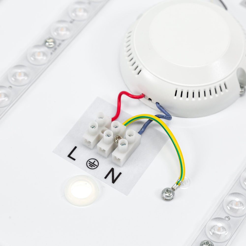 Plafonnier LED Spectrum NYMPHEA 2 36W 6000K 230V IP20 IK10 Blanc 2600 lumens 430mm