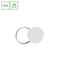 Plafonnier LED Spectrum avec capteur 18W 3000K 1950 lumens 230V IP54 IK04 Blanc Noir rond