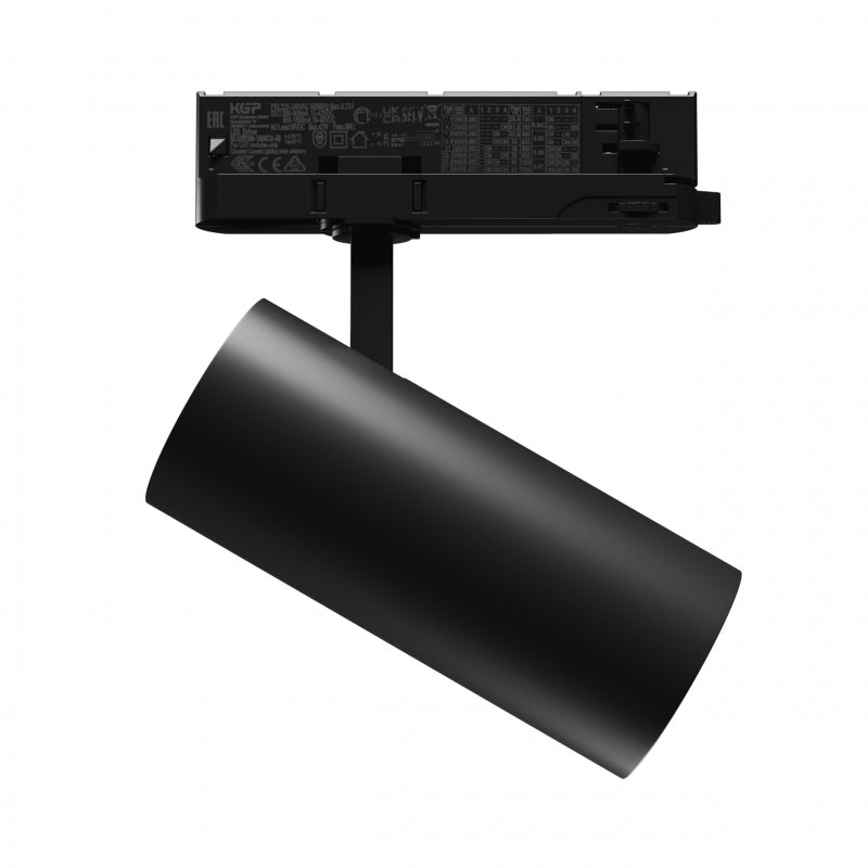 Spot encastré LED Spectrum Andromeda noir, 3000 lumens, 3000K, IP20, CRI &gt;90, angle d'émission 36°/60°, puissance réglable 15-27W