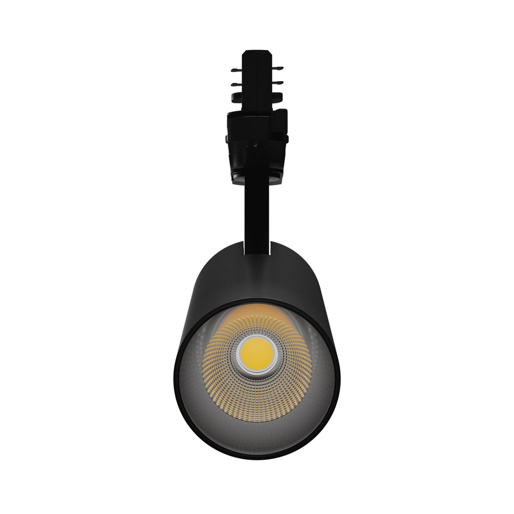 Spot encastré LED Spectrum Andromeda noir, 3000 lumens, 3000K, IP20, CRI &gt;90, angle d'émission 36°/60°, puissance réglable 15-27W