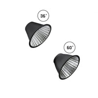 Spot encastré LED Spectrum Andromeda noir, 3000 lumens, 3000K, IP20, CRI >90, angle d'émission 36°/60°, puissance réglable 15-27W