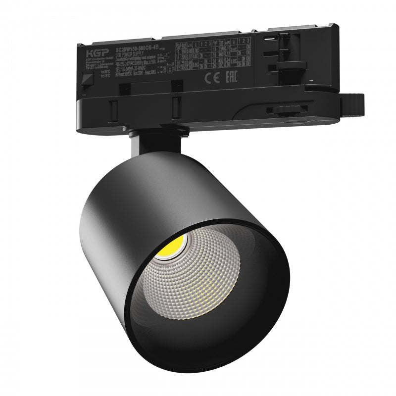 Spectrum Artemida mini RA&gt;90 zwart LED-spot 20W, 230V, 3000K, 1700 lumen, IP20, binnenverlichting, 36/60 gradenhoek