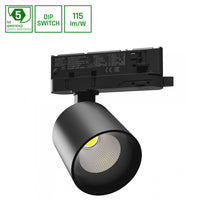 Spectrum Artemida mini RA>90 zwart LED-spot 20W, 230V, 3000K, 1700 lumen, IP20, binnenverlichting, 36/60 gradenhoek