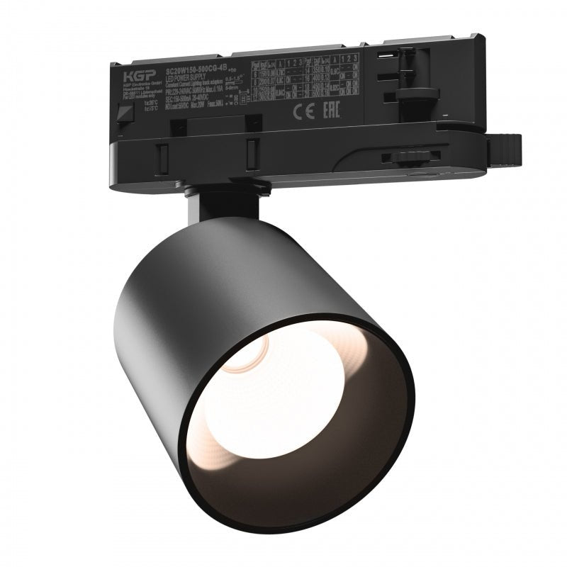 Spectrum Artemida mini RA&gt;90 zwart LED-spot 20W, 230V, 3000K, 1700 lumen, IP20, binnenverlichting, 36/60 gradenhoek