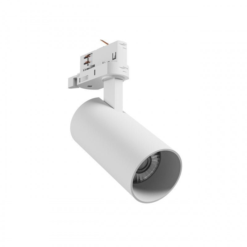 Andromeda prime 3F tracklight wit, 16W, 230V, IP20, 6000K, 25 graden, 1200 lumen, 1-fase montageset