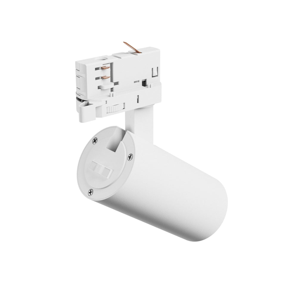 Andromeda prime 3F tracklight wit, 16W, 230V, IP20, 6000K, 25 graden, 1200 lumen, 1-fase montageset
