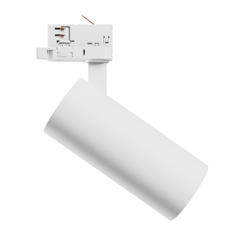 Spectrum andromeda prime projecteur sur rail 3F CCT 24W blanc 6000K 2700 lumens 25 degrés usage intérieur IP20 230V système de montage monophasé