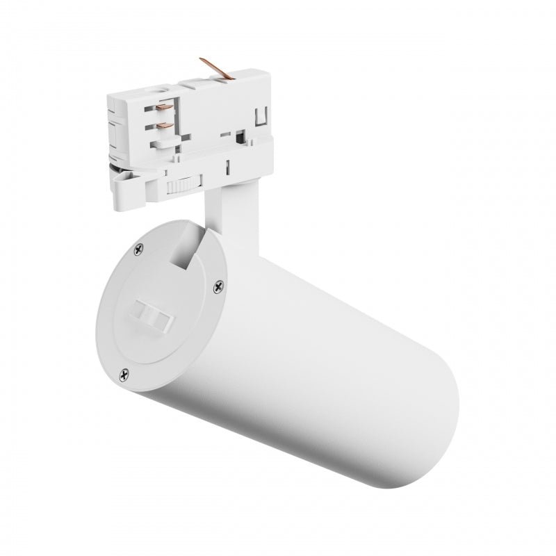 Spectrum andromeda prime projecteur sur rail 3F CCT 24W blanc 6000K 2700 lumens 25 degrés usage intérieur IP20 230V système de montage monophasé