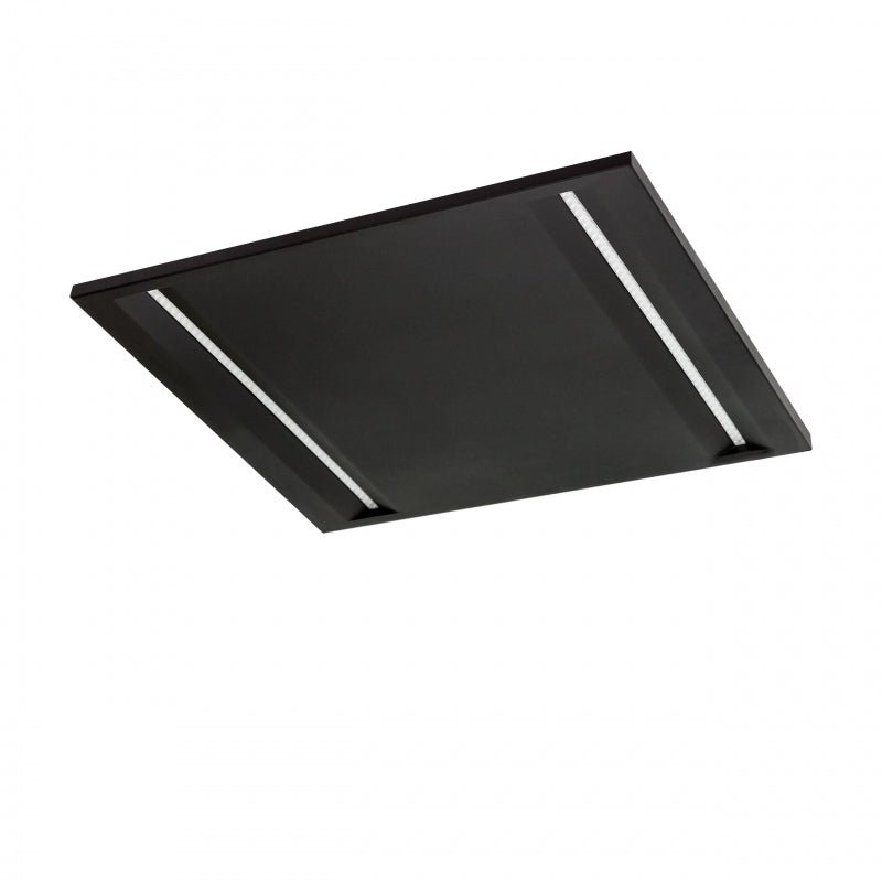 Panneau de plafond LED Spectrum Algine Line noir 600x600mm 44W 4000K 5700 lumens IP20 non dimmable