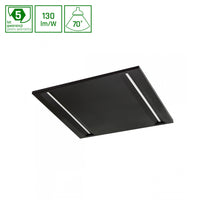 Panneau de plafond LED Spectrum Algine Line noir 600x600mm 44W 4000K 5700 lumens IP20 non dimmable