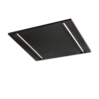 Panneau de plafond LED Spectrum Algine Line noir 600x600mm 44W 4000K 5700 lumens IP20 non dimmable