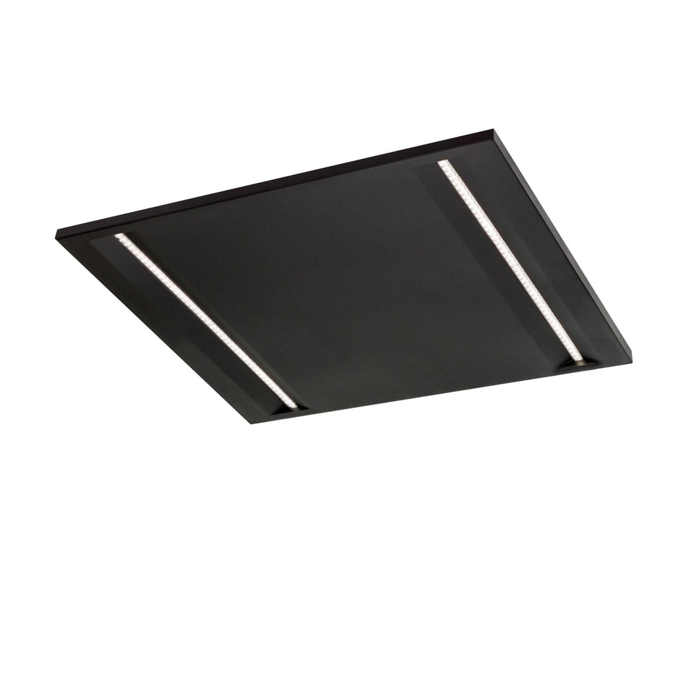 Panneau de plafond LED Spectrum Algine Line noir 600x600mm 44W 4000K 5700 lumens IP20 non dimmable