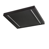 Panneau de plafond LED Spectrum Algine Line noir 600x600mm 44W 4000K 5700 lumens IP20 non dimmable