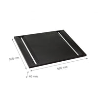 Panneau de plafond LED Spectrum Algine Line noir 600x600mm 44W 4000K 5700 lumens IP20 non dimmable