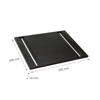 Panneau de plafond LED Spectrum Algine Line noir 600x600mm 44W 4000K 5700 lumens IP20 non dimmable