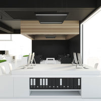 Spectrum ALGINE LINE LED plafondpaneel 44W 4000K 5300 lumen IP20 600x600mm Zwart UGR<16 CRI>80