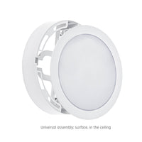 Algine 2in1-surface/encastré plafonnier 12W 120lm par Spectrum - éclairage LED idéal pour montage au plafond dans des espaces de vie modernes
