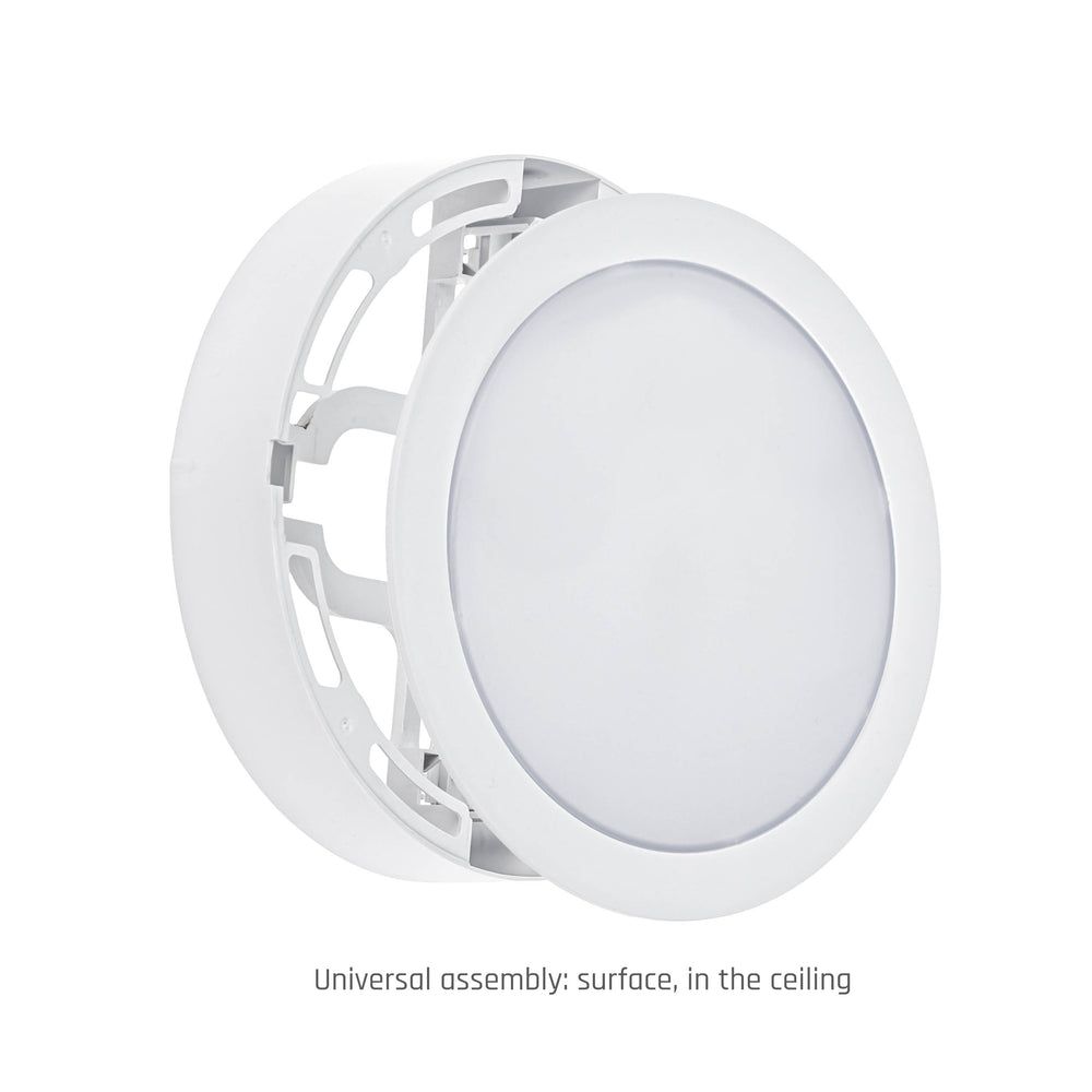 Algine 2in1-surface/encastré plafonnier 12W 120lm par Spectrum - éclairage LED idéal pour montage au plafond dans des espaces de vie modernes