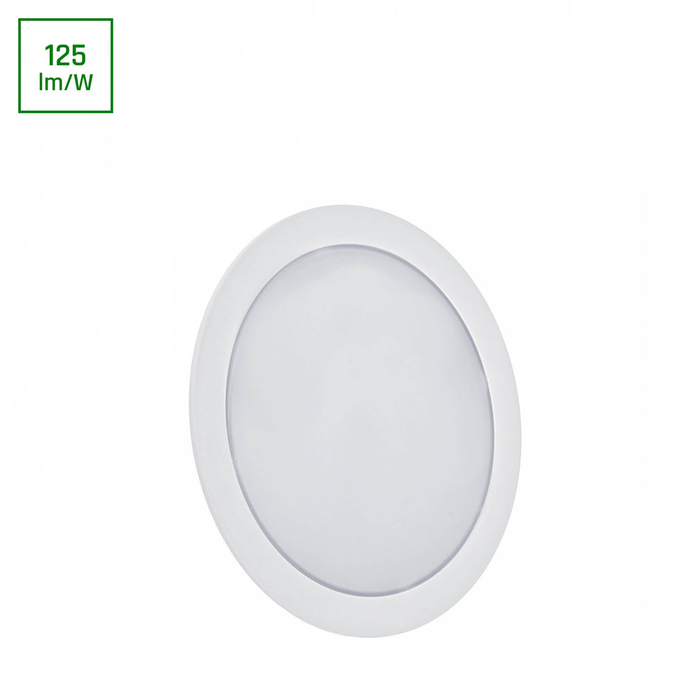 Spectrum algine 2in1 downlight 12W 150 lumen warm wit 3000K IP20 rond voor plafond- en wandmontage