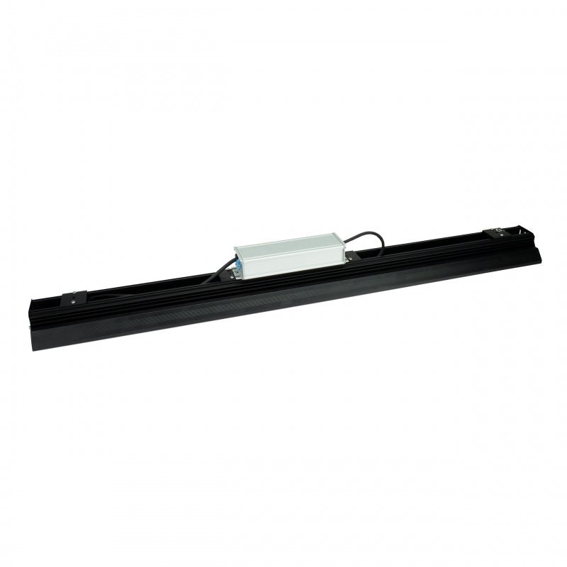 Spectrum Halls Line LED hanglamp 200W zwart, 4000K, 30000 lumen, dimbaar, IP66, 90° hoek, industriële verlichting