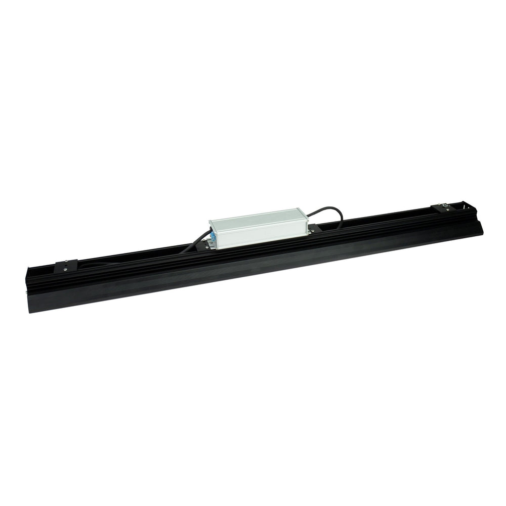 Spectrum Halls Line LED hanglamp 200W zwart, 4000K, 30000 lumen, dimbaar, IP66, 90° hoek, industriële verlichting