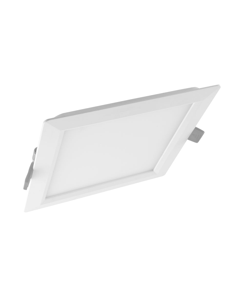 Downlight LED Slim SQ210 18W 1530 lumens 3000K Blanc Chaud, design carré 120D pour plafonds modernes