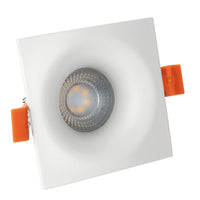 Spectrum Fiale V GU10 vierkant wit led inbouwspot - 250V, aluminium, IP20, GU10 fitting, 17000h levensduur