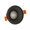 Spectrum LED GU10 ronde inbouwspot Zwart, 85mm diameter, aluminium behuizing, IP20, 250V CE gecertificeerd