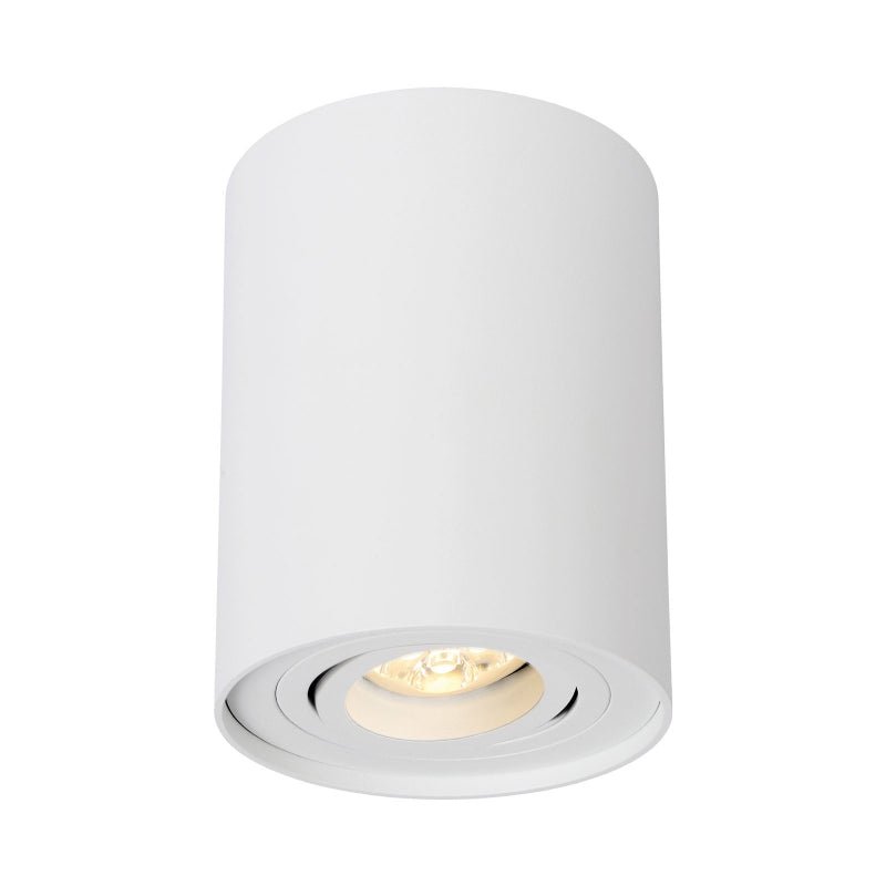 Spectrum CHLOE GU10 witte verstelbare spot voor binnen, IP20 aluminium, 250V, oppervlaktemontage, 17000 uur levensduur