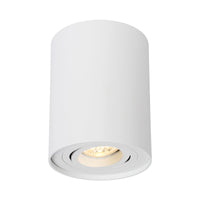 Spectrum CHLOE GU10 witte verstelbare spot voor binnen, IP20 aluminium, 250V, oppervlaktemontage, 17000 uur levensduur