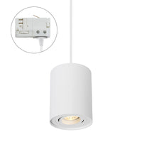 Spectrum CHLOE GU10 wit 3-fase rail, verstelbaar, IP20 aluminium behuizing 250V, gebruik binnenshuis 93x124 mm.