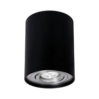 Spot GU10 réglable en noir/argent de Spectrum avec protection IP20 pour usage intérieur