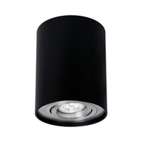 Spot GU10 réglable en noir/argent de Spectrum avec protection IP20 pour usage intérieur