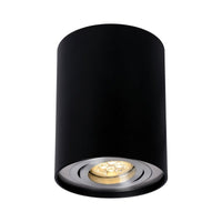Spot GU10 réglable en noir/argent de Spectrum avec protection IP20 pour usage intérieur