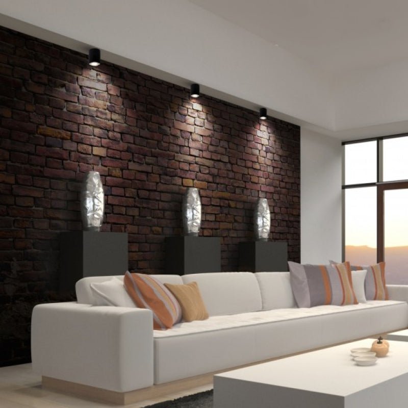 Spot GU10 réglable en noir/argent de Spectrum avec protection IP20 pour usage intérieur