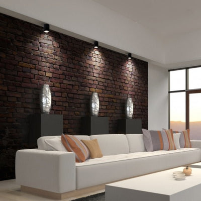 Spot GU10 réglable en noir/argent de Spectrum avec protection IP20 pour usage intérieur