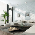 Spectrum CHLOE GU10 carré spot réglable blanc, IP20, idéal pour une utilisation intérieure avec boîtier en aluminium