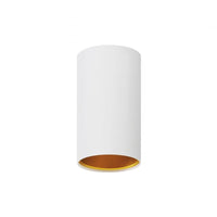 Spectrum Chloe GU10 spot blanc or, IP20, aluminium, 17.000 heures, 250V, montage en surface, non réglable