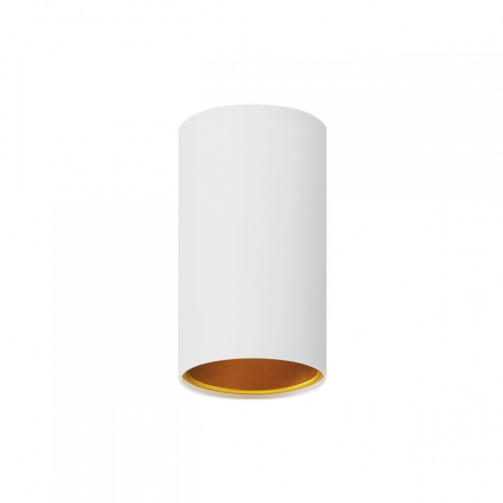 Spectrum Chloe GU10 spot blanc or, IP20, aluminium, 17.000 heures, 250V, montage en surface, non réglable