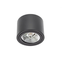 Spectrum Chloe AR111 GU10 spot encastré LED noir 250V, IP20, réglable, 17000 lumens, boîtier en aluminium