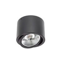 Spectrum Chloe AR111 GU10 spot encastré LED noir 250V, IP20, réglable, 17000 lumens, boîtier en aluminium