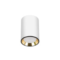 Spot de plafond LED Spectrum CHLOE MINI, 1x douille GU10, montage en saillie, Blanc/Or, aluminium IP20