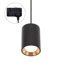 Spectrum CHLOE GU10 spot sur rail 3 phases, noir avec or, IP20, 70x100mm, aluminium, 250V, usage intérieur