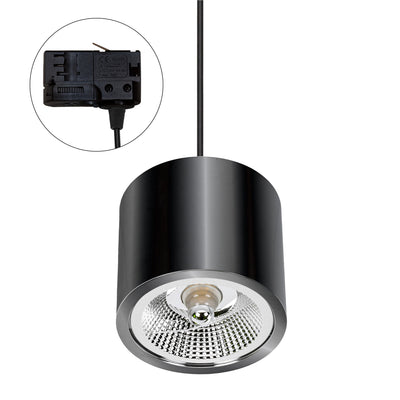 Spectrum LED 3-fase railspot AR111 GU10 Zwart, IP20 Aluminium Behuizing, Binnenmontage