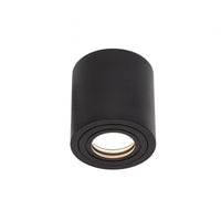 Projecteur LED rond noir CHLOE GU10 IP65 pour usage intérieur, boîtier en aluminium, 250V, 17000 lumens, montage en surface